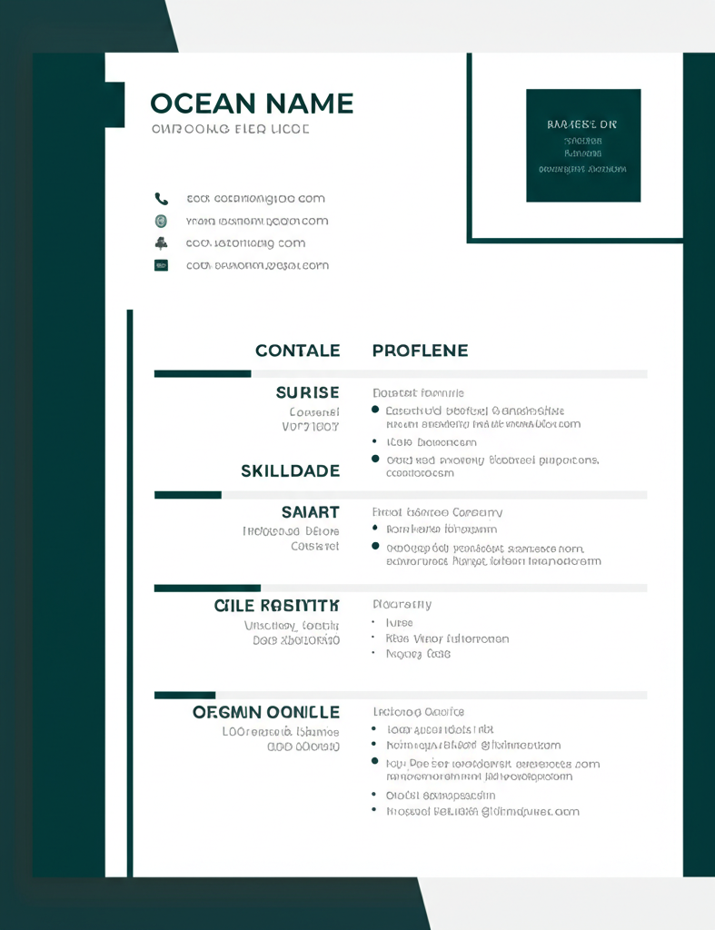 Modelo de Currículo Corporativo